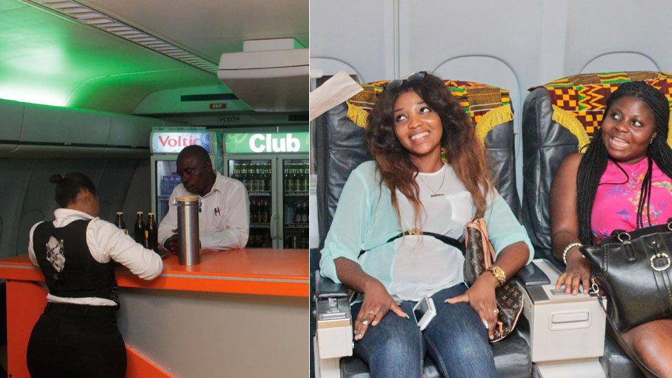 Ghana's La Tante DC-10 Restaurant in Accra