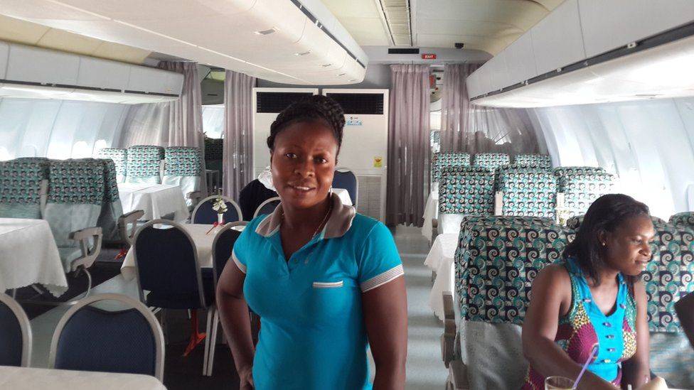 Ghana's La Tante DC-10 Restaurant in Accra