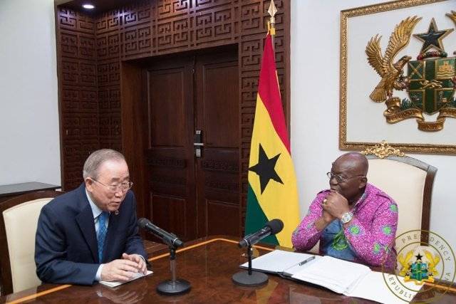 Ban Ki-Moon, Jack Ma, Jet Li visit Akufo-Addo