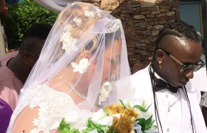 Patapaa finally marries his German girlfriend Liha Miller