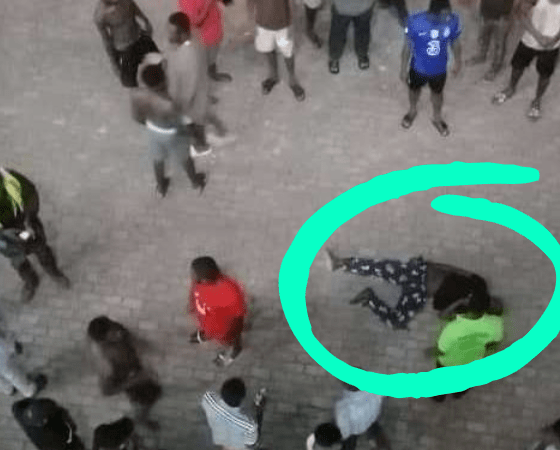 Service Personnel falls from 4th Floor