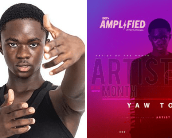 BET names Yaw TOG as Amplified International Artist of the month