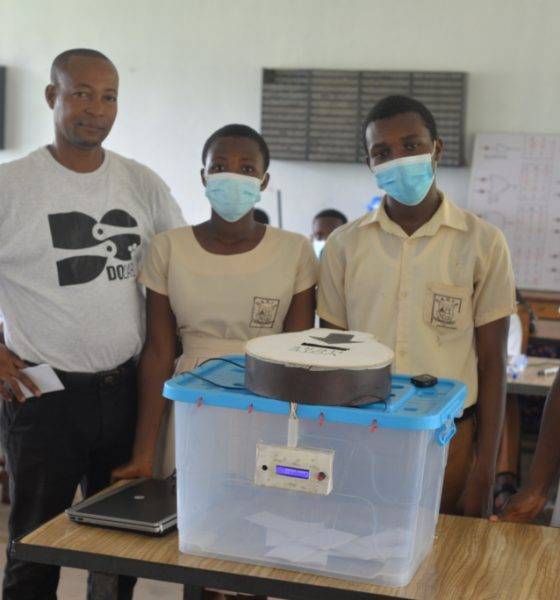 Obuasi SHS students build a Smart Ballot Box that stops multiple voting