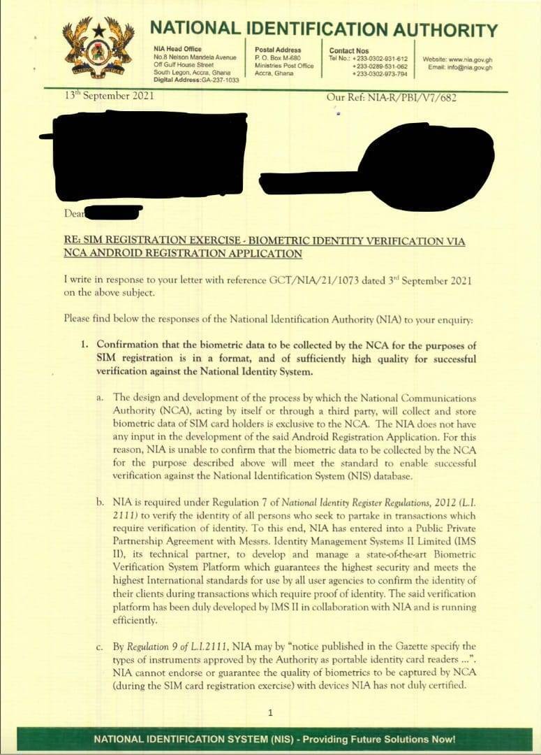 Data from SIM card re-registration is bogus