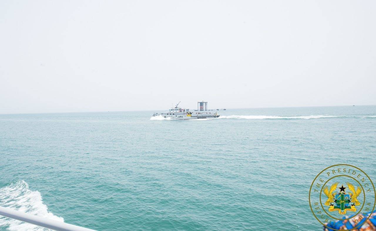 Akufo-Addo delivers 4 modern naval ships to the Ghana Navy