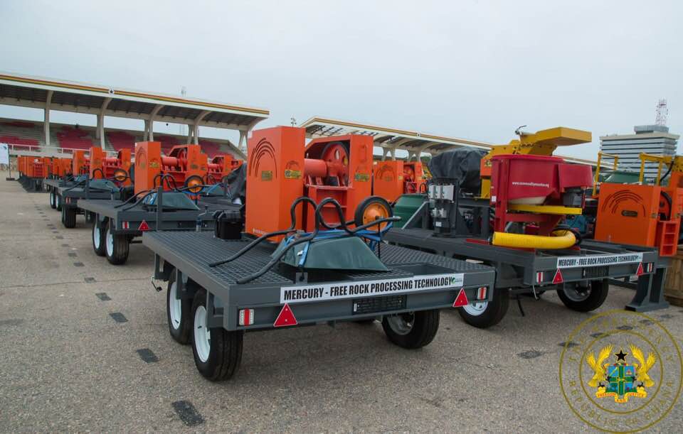 mercury-free mining equipment