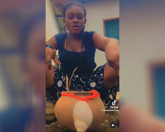 Young Ghanaian lady curses boyfriend