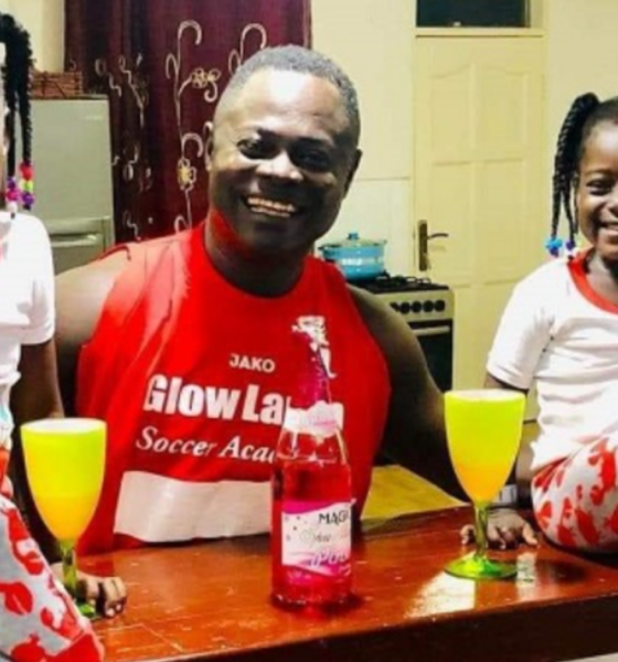 Odartey Lamptey Flaunts His Biological Children